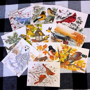 Vintage made in USA John Cornacchio blank greeting cards with envelopes.